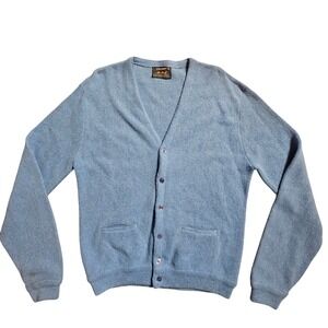 Vintage Arrow Mr. Golf Alpaca Blend Cardigan Sweater L Dadcore Old Money Retro